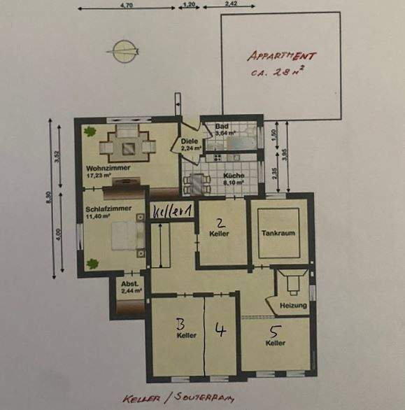 Mehrfamilienhaus, Wohnhaus Solingen Solingen-Mitte - 1 Zimmer, 439.000&euro; | Angebot:25677395