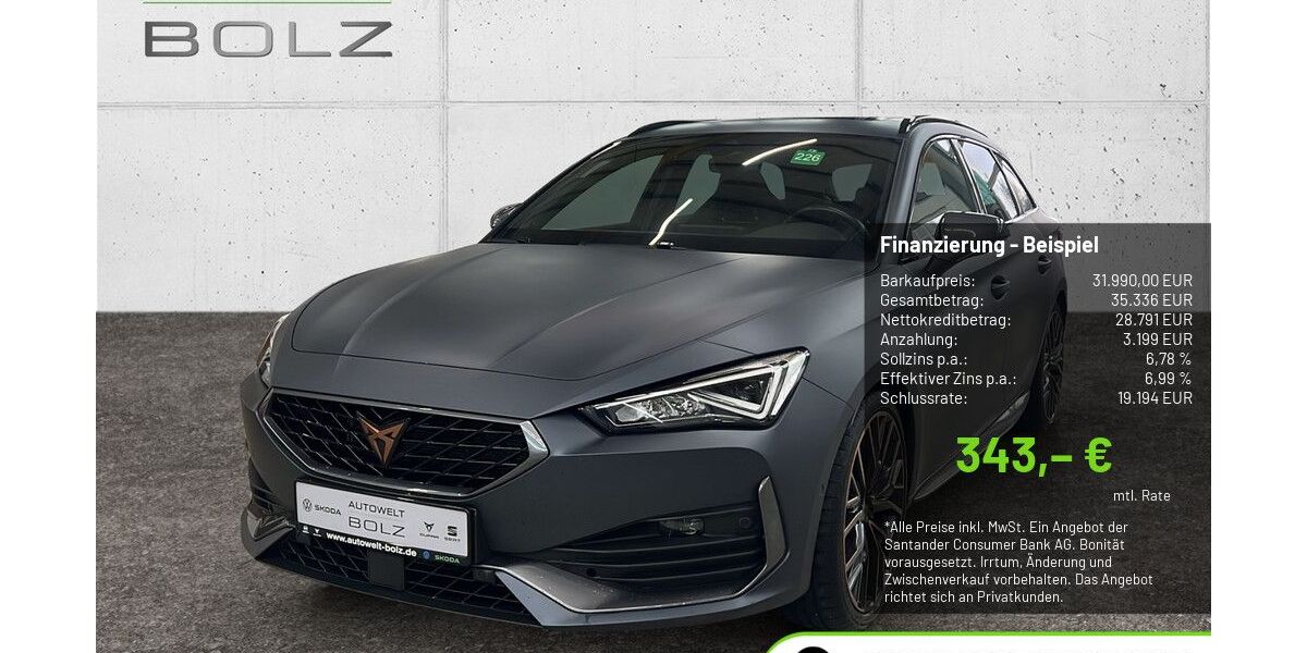 Cupra Leon 70.235 km 30.990 &euro; Pulheim-Brauweiler 50259