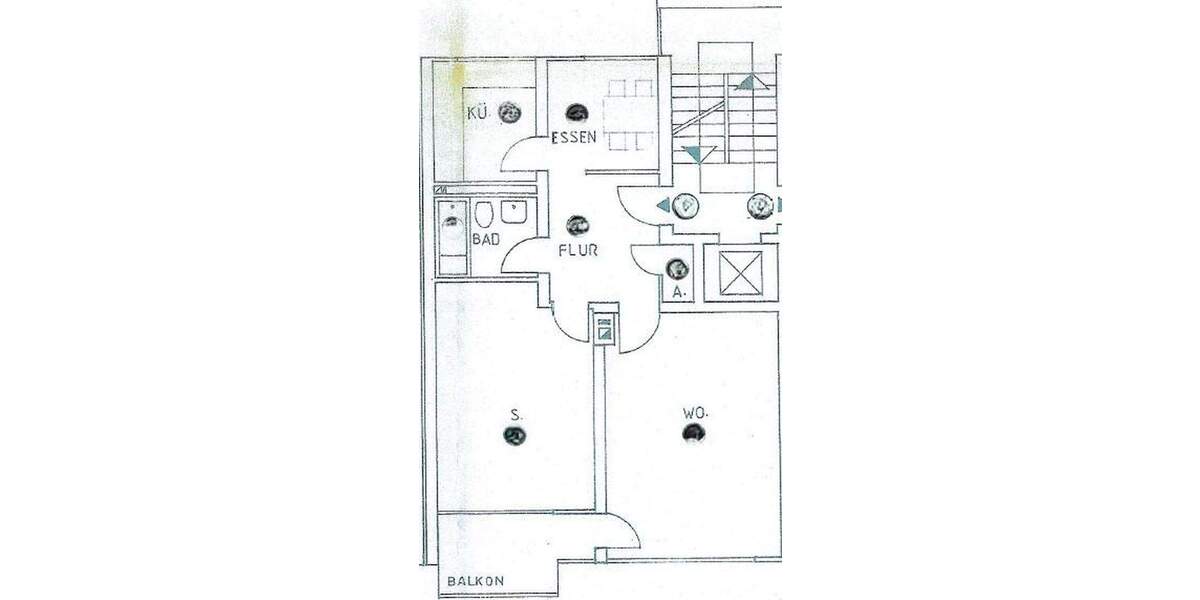 Etagenwohnung Wuppertal Barmen - 2 Zimmer, 64 m&sup2;, 550&euro; | Angebot:25870156