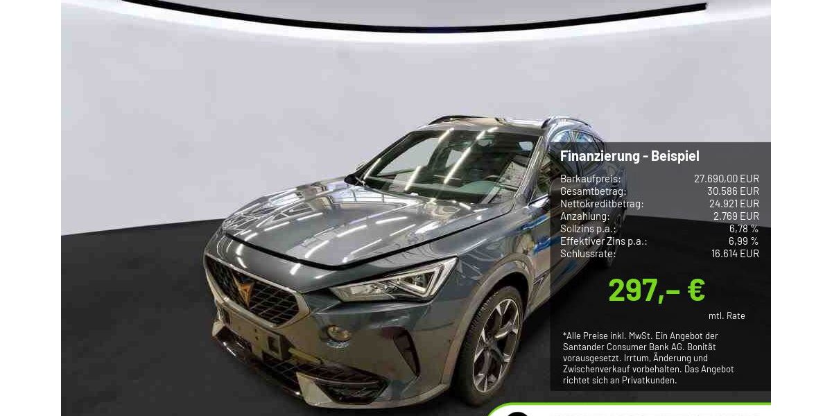 Cupra Formentor 25.479 km 27.690 &euro; Pulheim-Brauweiler 50259