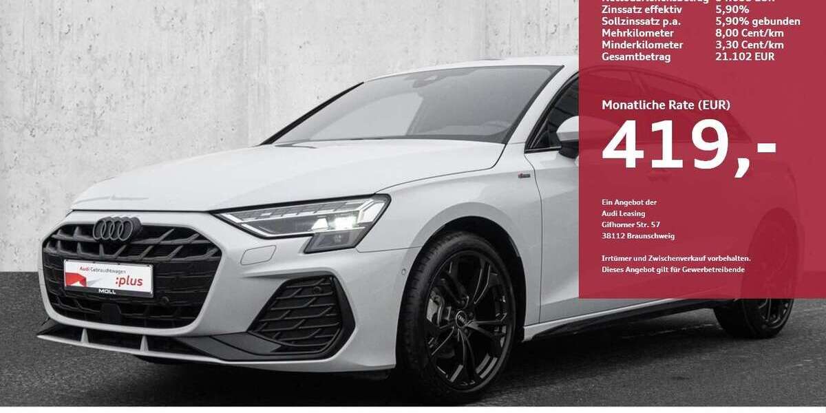 Audi A3 10.000 km 42.990 &euro; Düsseldorf 40549