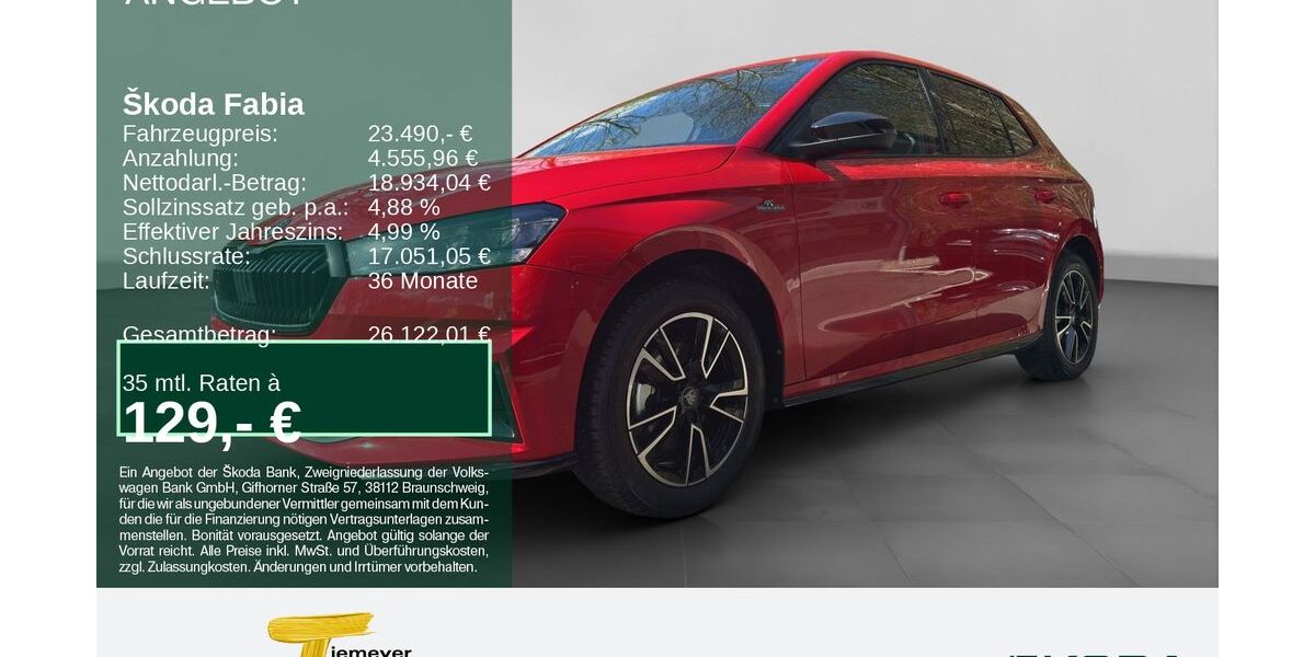 Skoda Fabia 18.128 km 23.290 &euro; Remscheid 42857