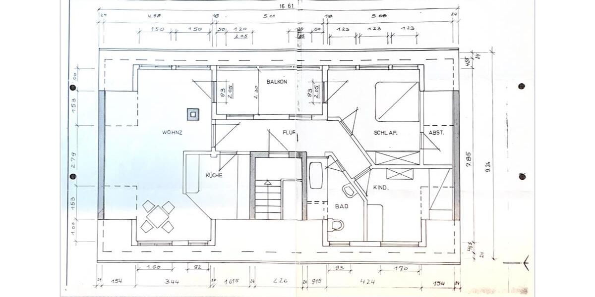 Etagenwohnung Wuppertal Gemarkung Langerfeld - 3 Zimmer, 90 m&sup2;, 195.000&euro; | Angebot:26613096