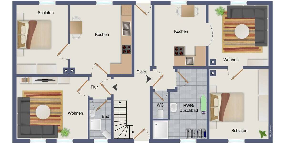 Mehrfamilienhaus, Wohnhaus Hückeswagen Kobeshofen - 8 Zimmer, 190 m&sup2;, 165.000&euro; | Angebot:26306810