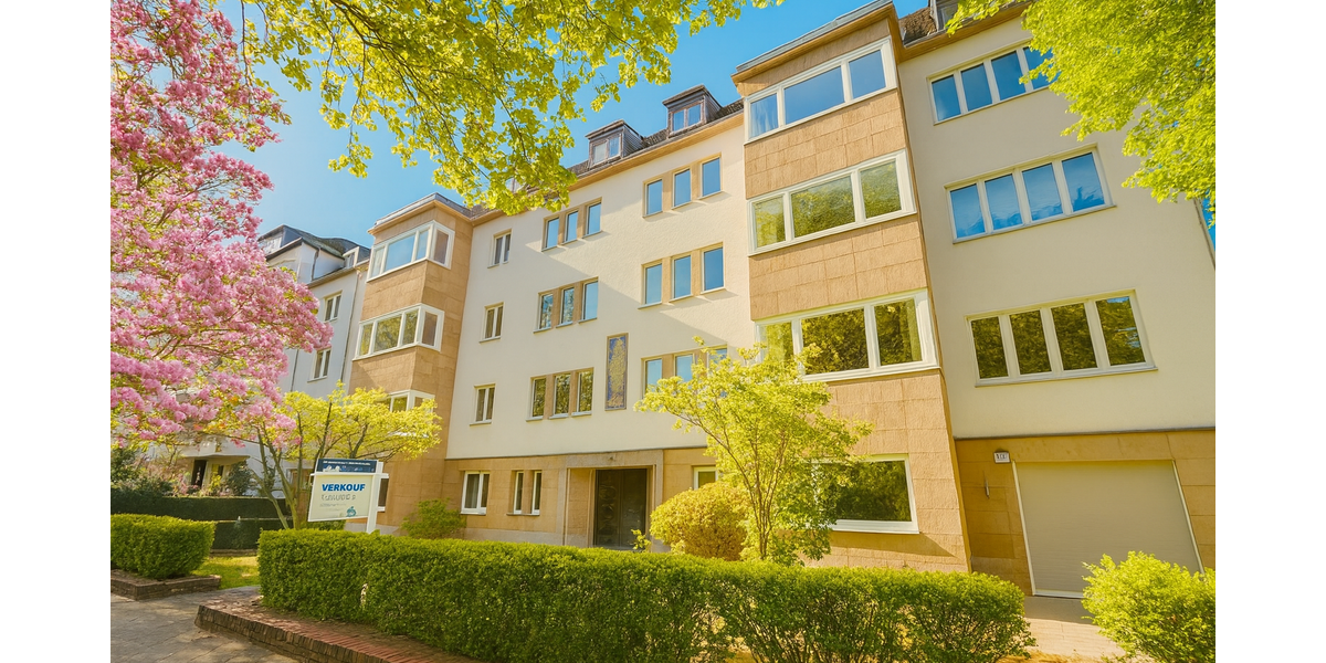 Etagenwohnung Düsseldorf Düsseltal - 5 Zimmer, 117 m&sup2;, 395.000&euro; | Angebot:25310408