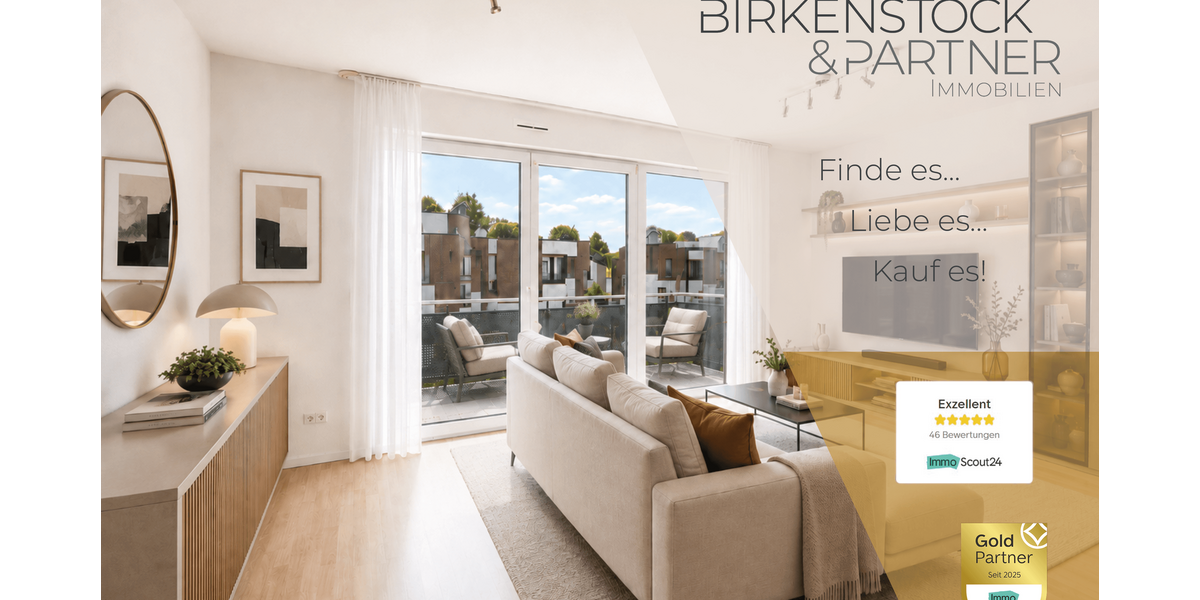 Etagenwohnung Pulheim - 2 Zimmer, 57 m&sup2;, 280.000&euro; | Angebot:27117657