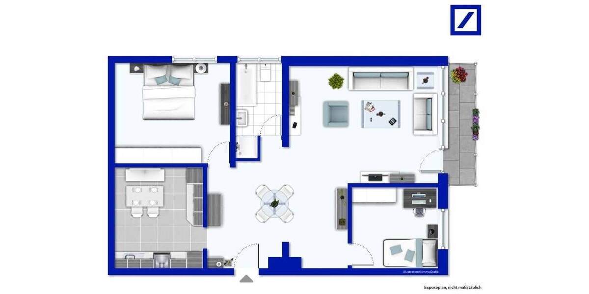 Etagenwohnung Ratingen Lintorf - 3 Zimmer, 94 m&sup2;, 296.000&euro; | Angebot:26108271