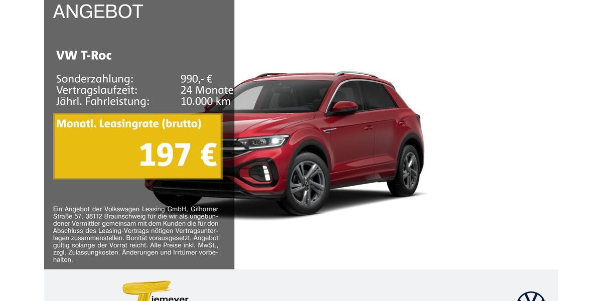 VW T-Roc 7.207 km 24.810 &euro; Remscheid 42897