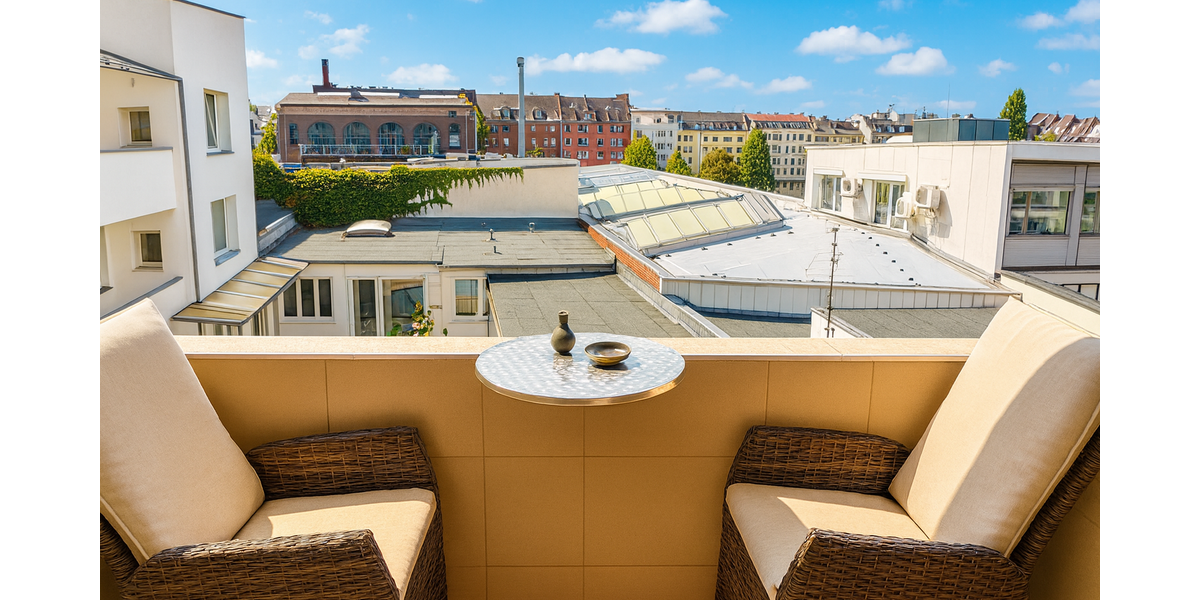 Etagenwohnung Düsseldorf Pempelfort - 2 Zimmer, 54 m&sup2;, 199.000&euro; | Angebot:26820457