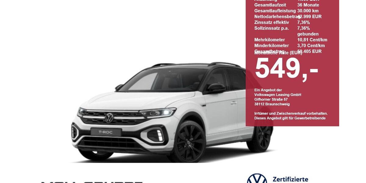 VW T-Roc 10.000 km 33.900 &euro; Kaarst 41564