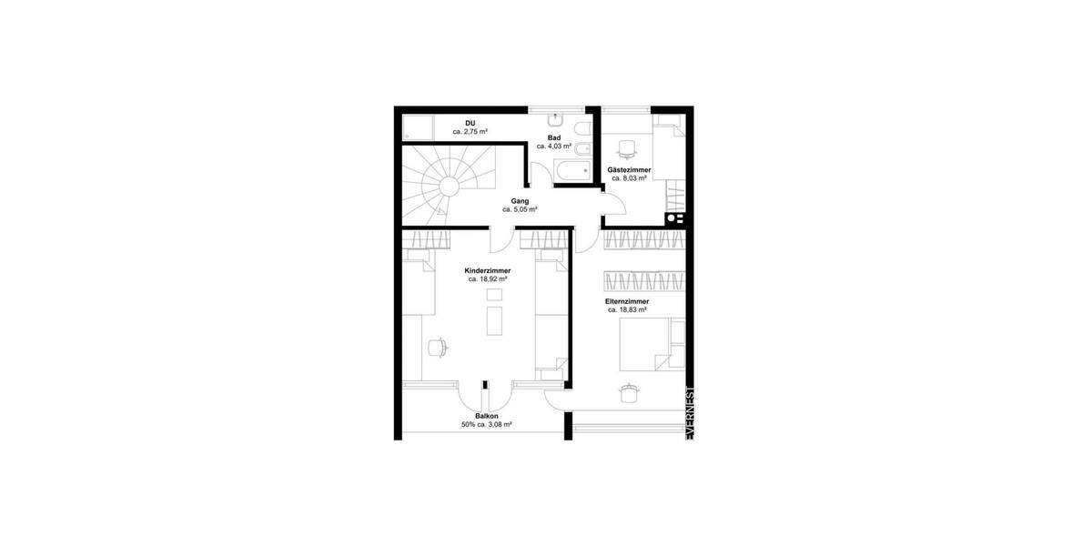 Reihenmittelhaus Bergisch Gladbach Moitzfeld - 5 Zimmer, 124 m&sup2;, 399.000&euro; | Angebot:25738419