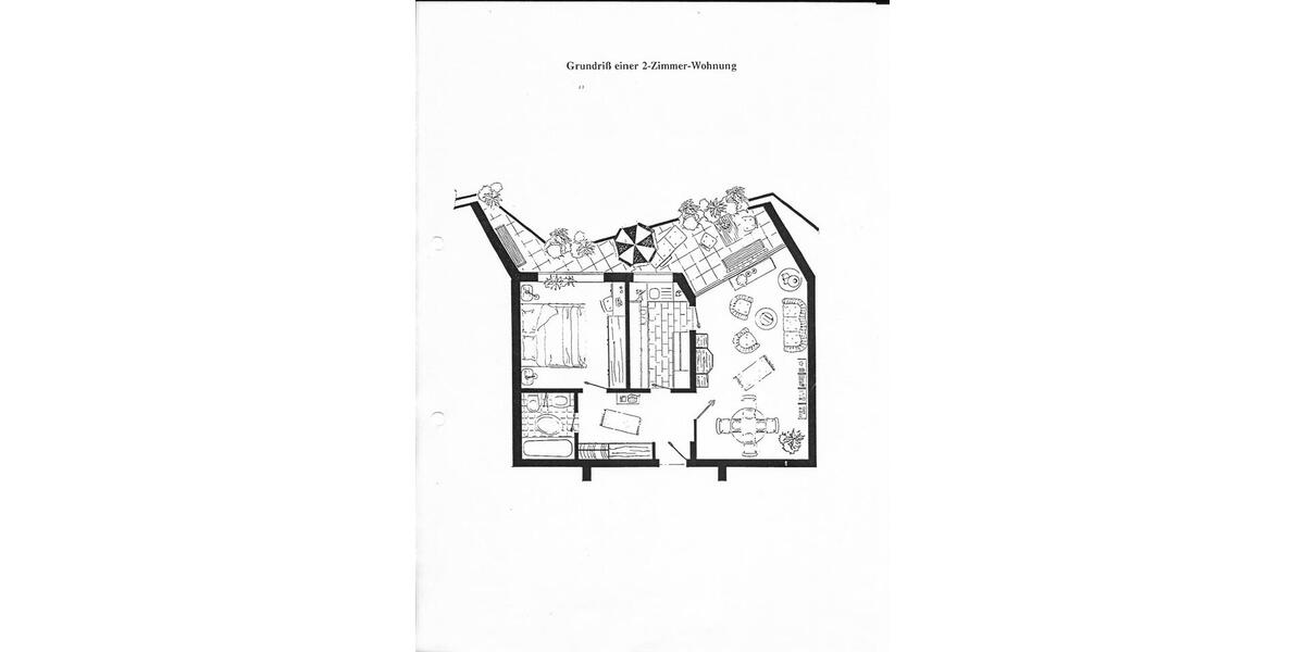Hochparterre Düsseldorf Stadtbezirk 9 - 2 Zimmer, 55 m&sup2;, 225.000&euro; | Angebot:26144255