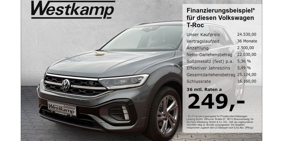 VW T-Roc 38.950 km 24.530 &euro; Frechen 50226