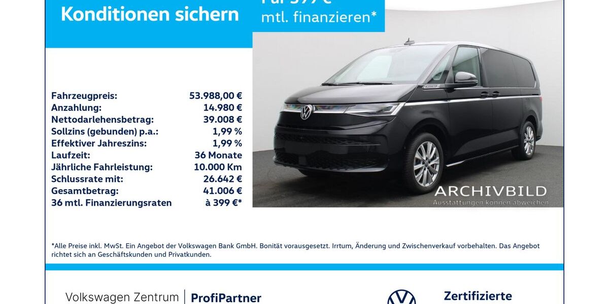 VW T7 Multivan 24.032 km 53.988 &euro; Leverkusen 51379