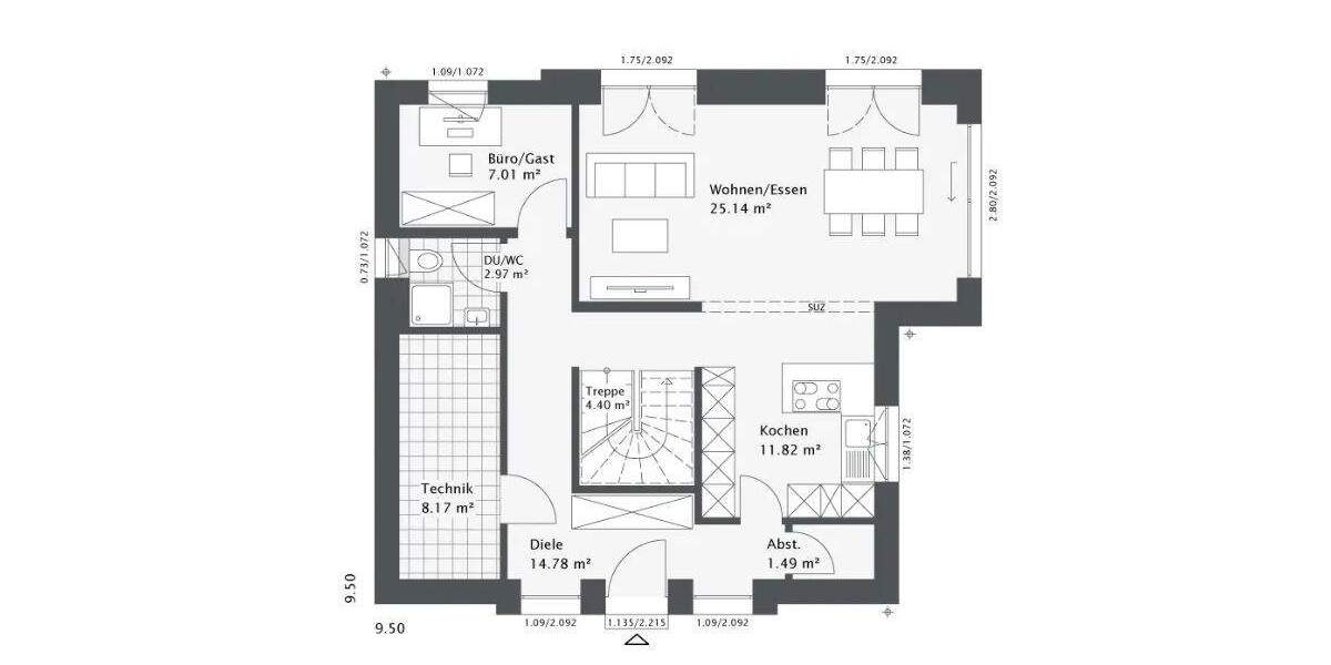 Einfamilienhaus Leverkusen Opladen - 5 Zimmer, 143 m&sup2;, 727.600&euro; | Angebot:25734217