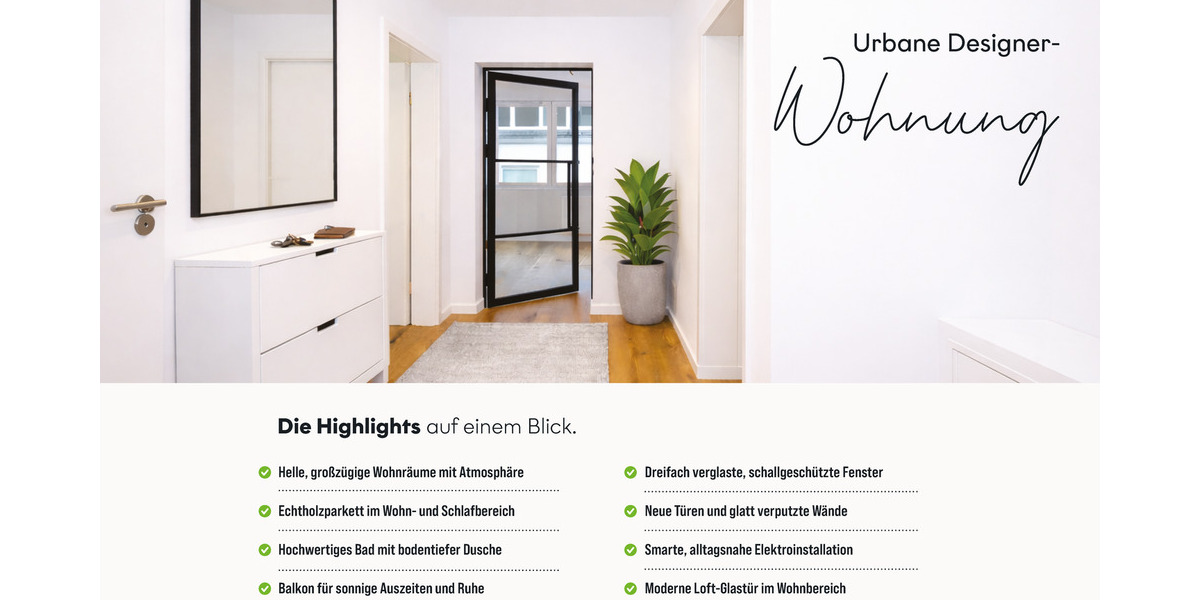 Etagenwohnung Köln Altstadt-Süd - 2 Zimmer, 65 m&sup2;, 429.000&euro; | Angebot:25701208