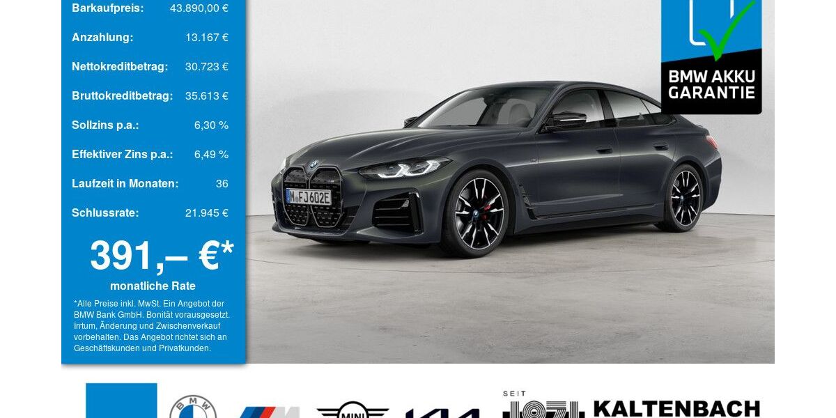 BMW i4 53.497 km 43.590 &euro; Bergisch Gladbach 51469