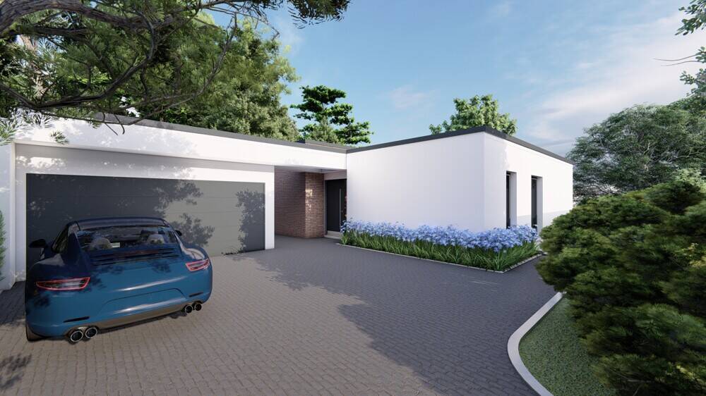 Architektenvilla am Waldrand - Bauhausbungalow mit Dachterrasse, Doppelgarage und exklusiver Privatsphäre - Villa Bensberg Bensberg | Angebot:26086695