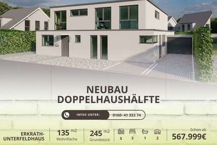 Haus Erkrath - 5 Zimmer, 135 m&sup2;, 567.999&euro; | Angebot:25084394