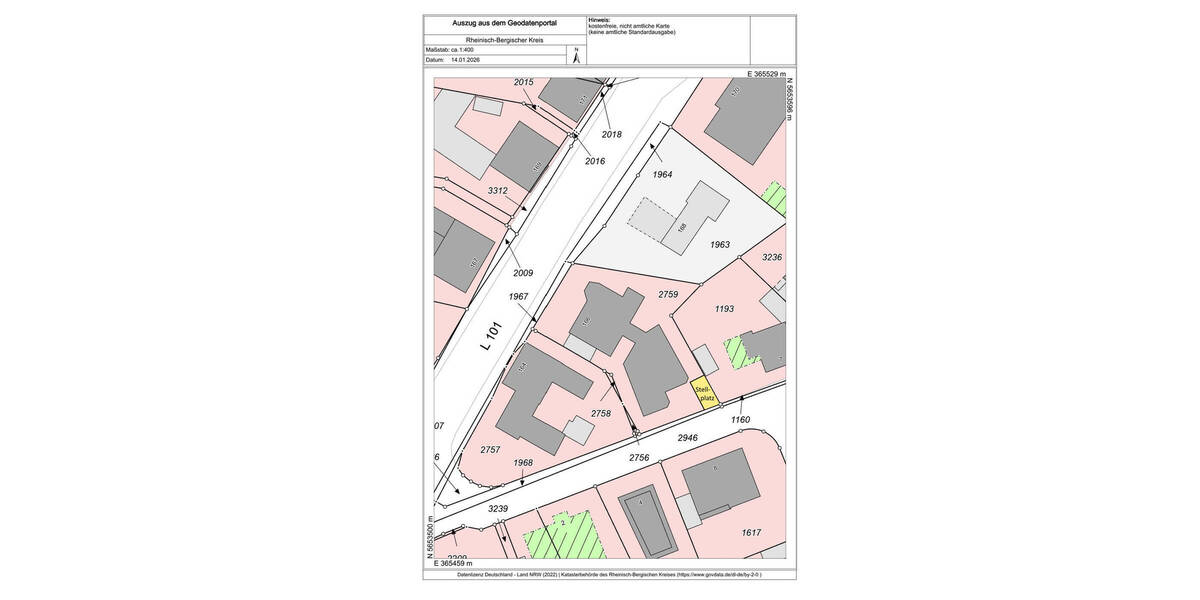 Etagenwohnung Bergisch Gladbach / Schildgen Schildgen - 2 Zimmer, 52 m&sup2;, 158.000&euro; | Angebot:26189225