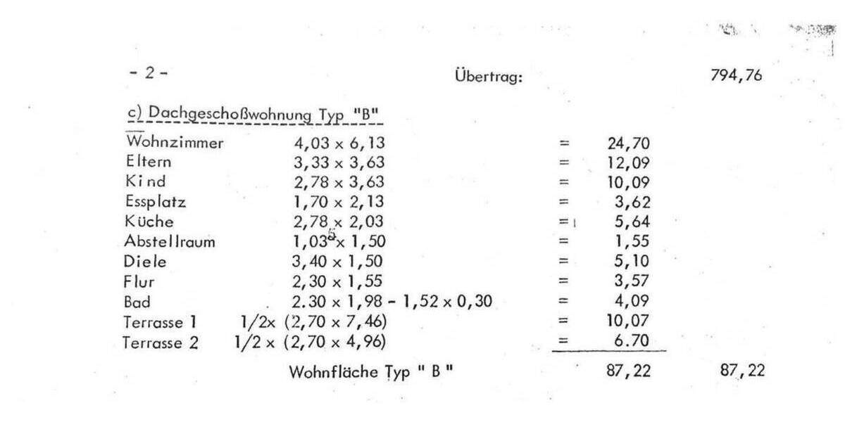 Etagenwohnung Ratingen Hösel - 3 Zimmer, 87 m&sup2;, 295.000&euro; | Angebot:25781567