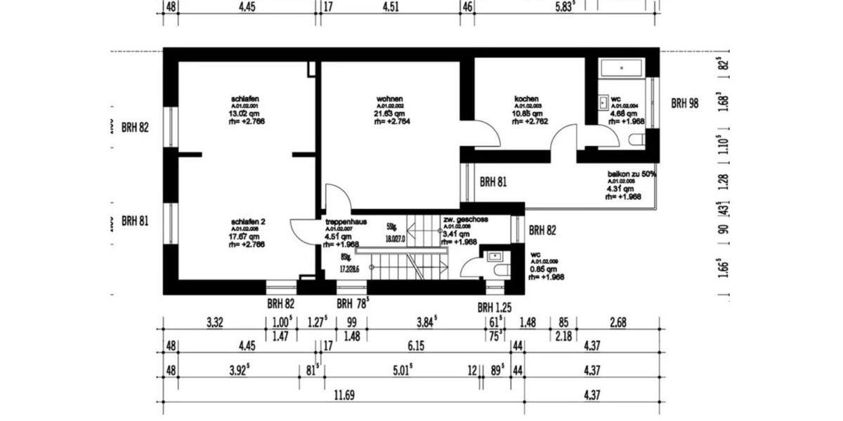 Etagenwohnung Meerbusch Necklenbroich - 4 Zimmer, 137 m&sup2;, 1.950&euro; | Angebot:25216063