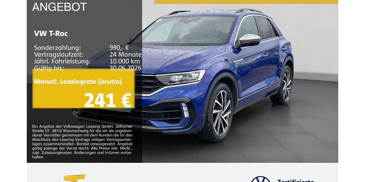 VW T-Roc 87.312 km 24.270 &euro; Remscheid 42897