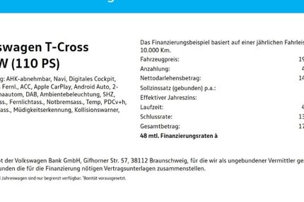 VW T-Cross 28.375 km 19.290 &euro; Wuppertal 42109