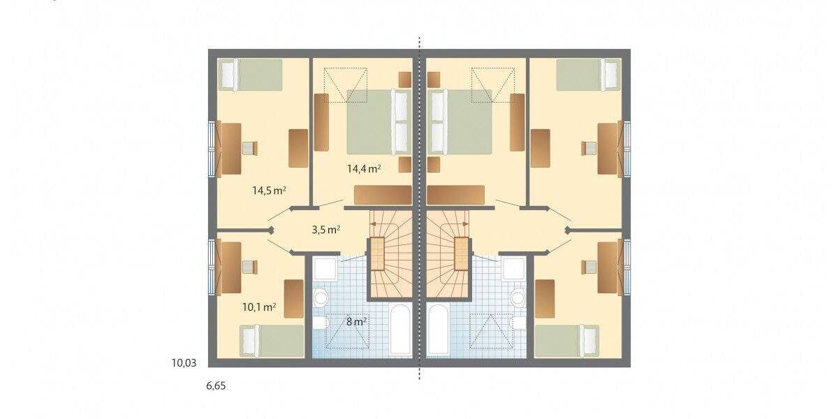 Doppelhaushälfte Düsseldorf Unterrath - 4 Zimmer, 121 m&sup2;, 796.300&euro; | Angebot:26307392
