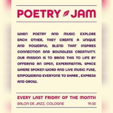 Poetry Jam 24.04.2026 Salon De Jazz