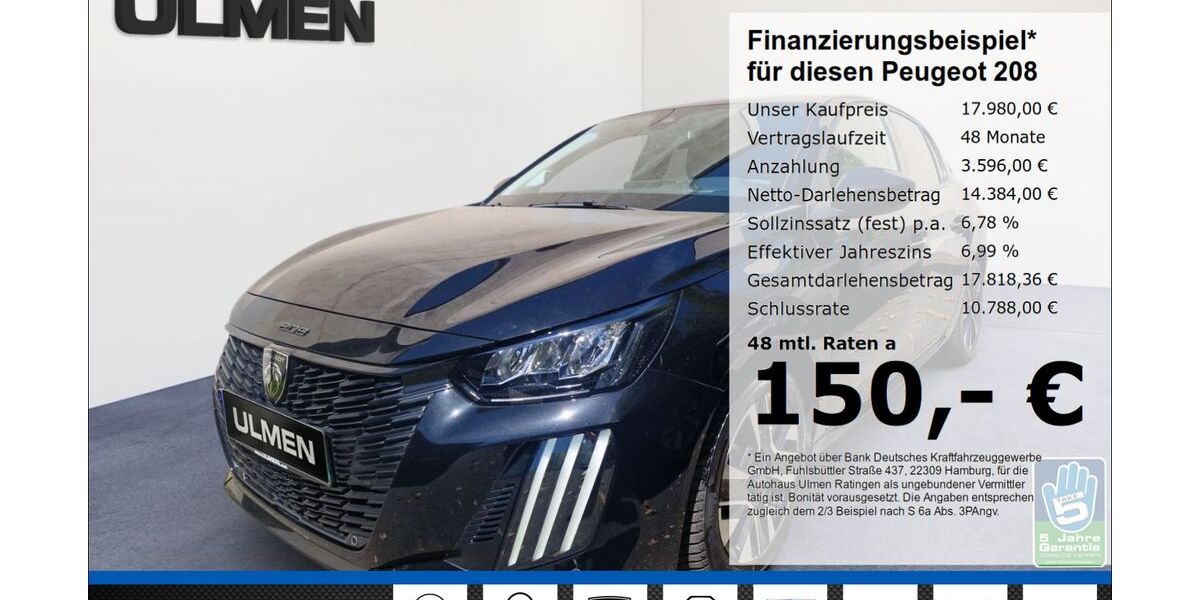 Peugeot 208 7.250 km 17.980 &euro; Ratingen 40880