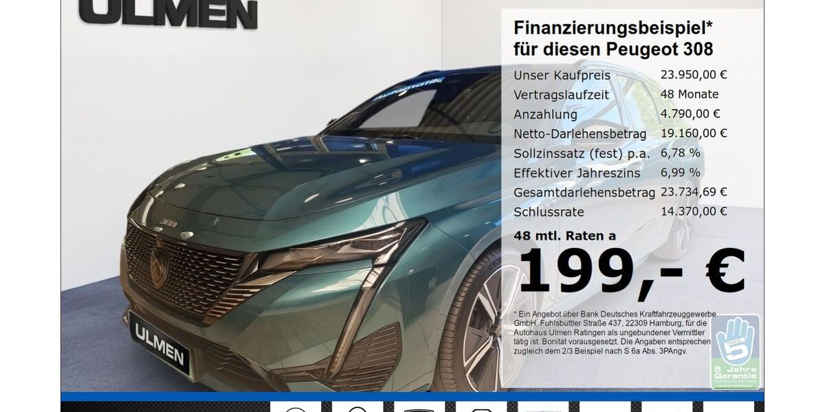 Peugeot 308 21.900 km 22.950 &euro; Ratingen 40880