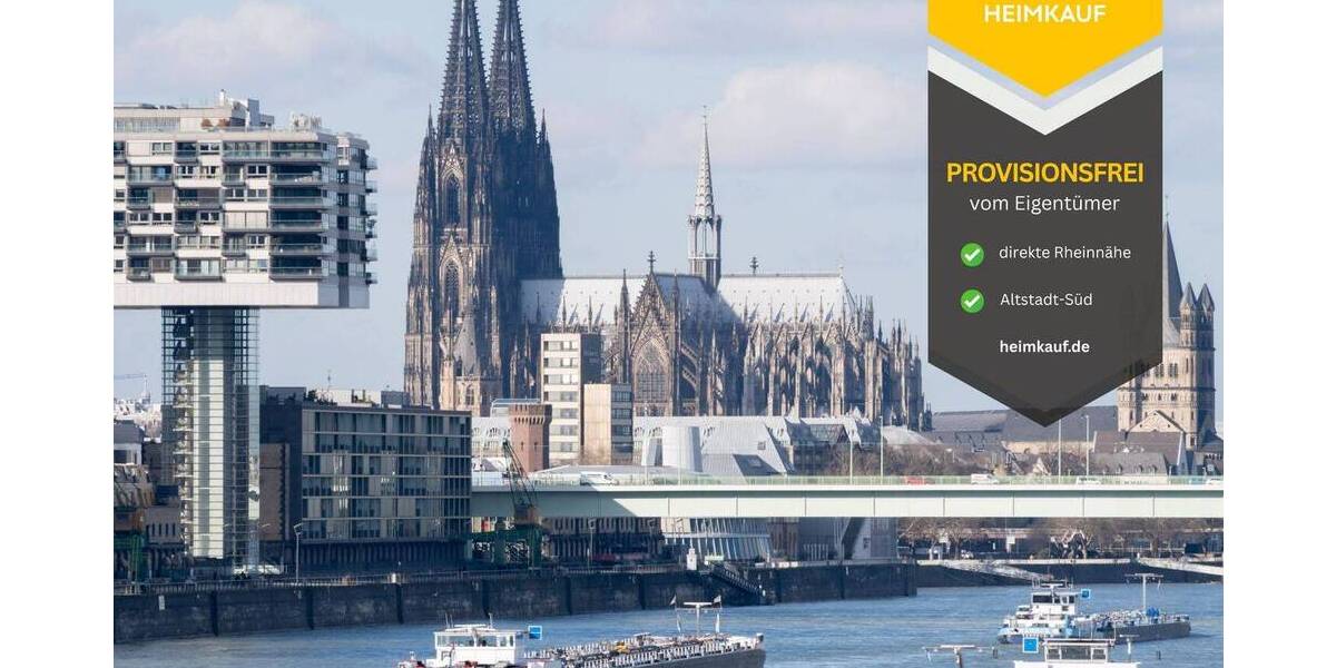 Etagenwohnung Köln Altstadt-Süd - 2 Zimmer, 65 m&sup2;, 385.000&euro; | Angebot:25986346