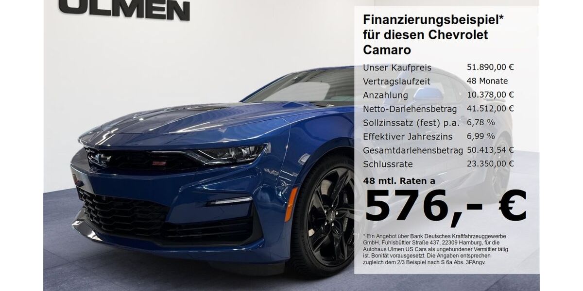 Chevrolet Camaro 10.405 km 51.450 &euro; Düsseldorf 40231
