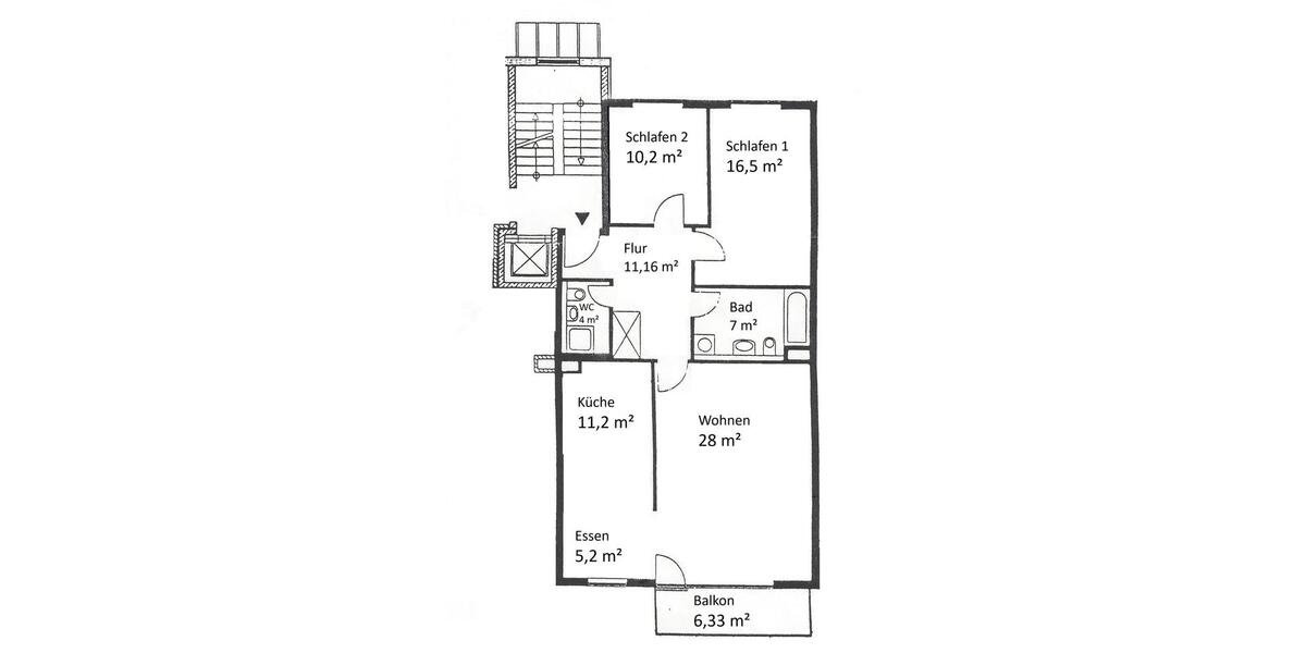 Etagenwohnung Bergisch Gladbach Frankenforst - 3.5 Zimmer, 96 m&sup2;, 359.000&euro; | Angebot:23324080