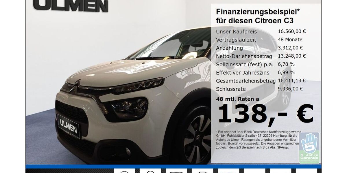Citroen C3 18.500 km 16.560 &euro; Ratingen 40880
