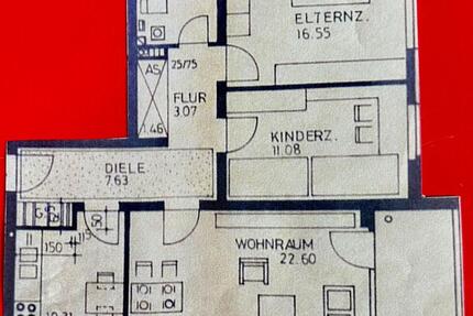 Wohnung Remscheid Remscheid-Süd - 3 Zimmer, 80 m&sup2;, 411&euro; | Angebot:26145665