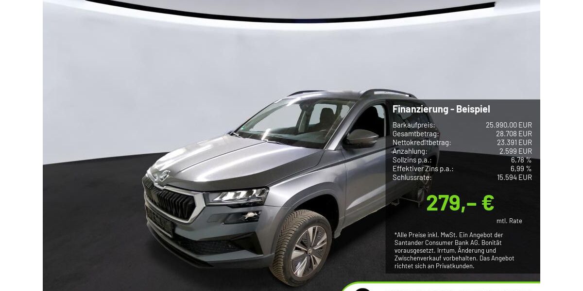 Skoda Karoq 34.909 km 25.990 &euro; Pulheim-Brauweiler 50259