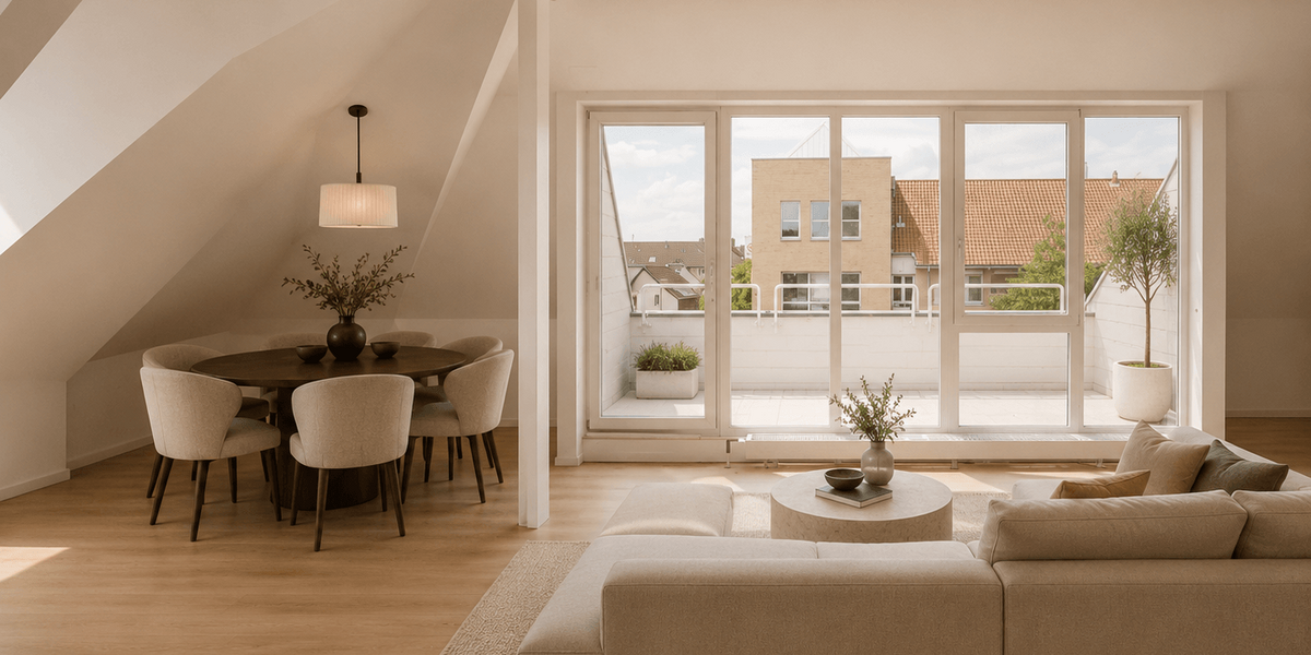 Etagenwohnung Meerbusch Necklenbroich - 3 Zimmer, 104 m&sup2;, 2.496&euro; | Angebot:26997149