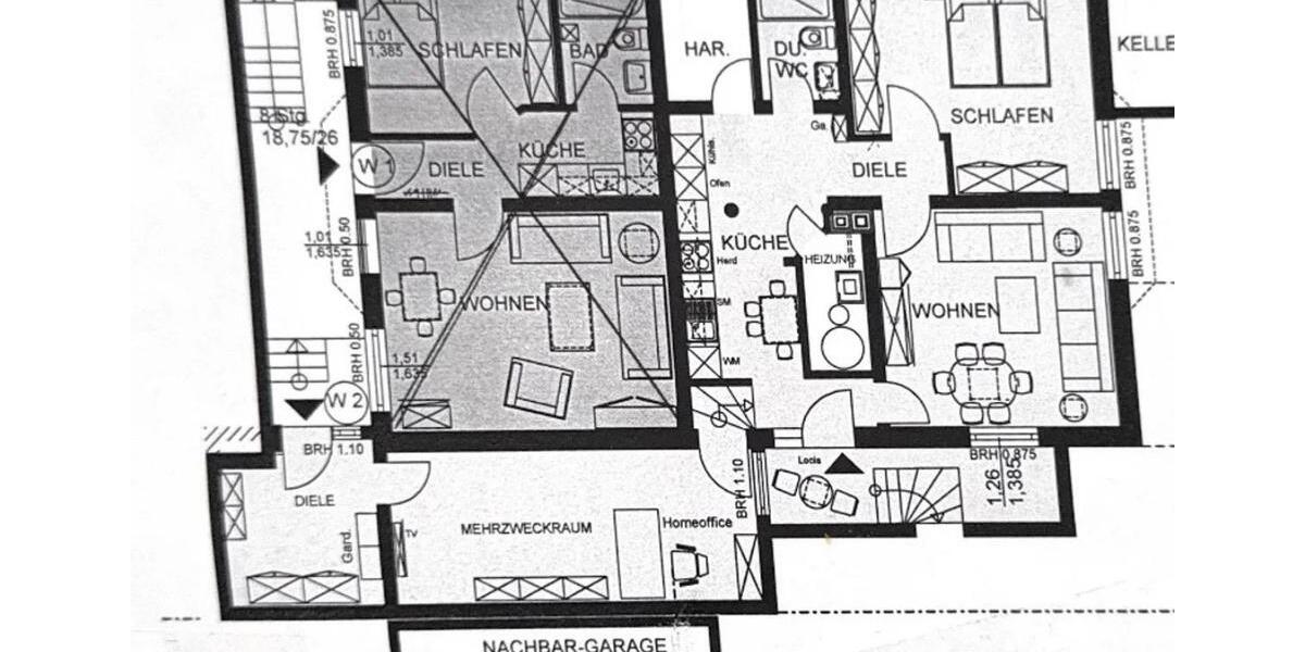 Etagenwohnung Köln Kalk - 3 Zimmer, 81 m&sup2;, 1.200&euro; | Angebot:26042235