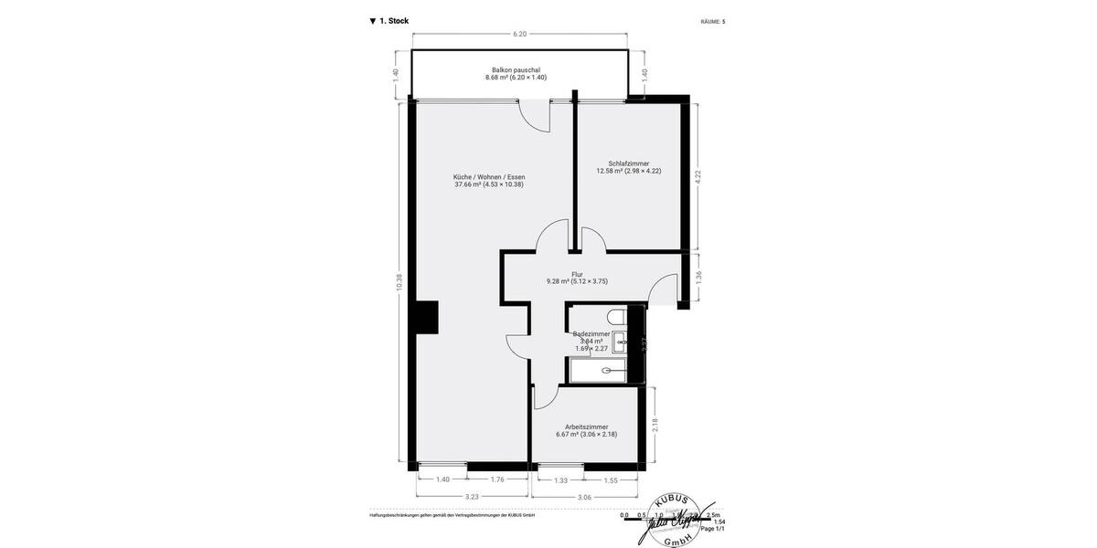 Etagenwohnung Düsseldorf Hubbelrath - 3 Zimmer, 74 m&sup2;, 299.000&euro; | Angebot:26141190