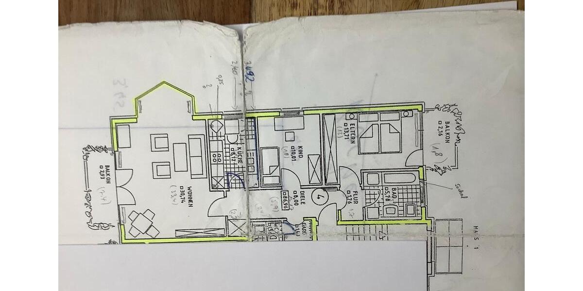 Etagenwohnung Düsseldorf Stadtbezirk 5 - 3 Zimmer, 87 m&sup2;, 513.000&euro; | Angebot:26322383