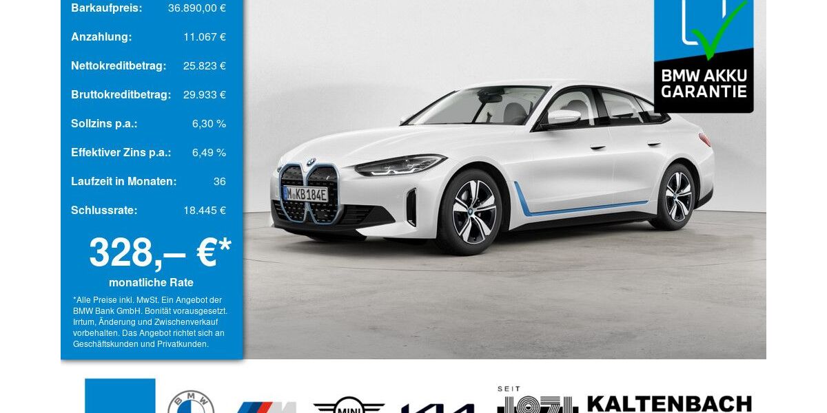 BMW i4 75.068 km 36.890 &euro; Bergisch Gladbach 51469