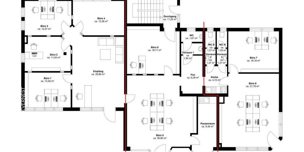 Etagenwohnung Bergisch Gladbach Moitzfeld - 8 Zimmer, 575.000&euro; | Angebot:25997632