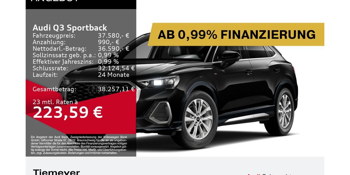Audi Q3 9.220 km 35.580 &euro; Remscheid 42897