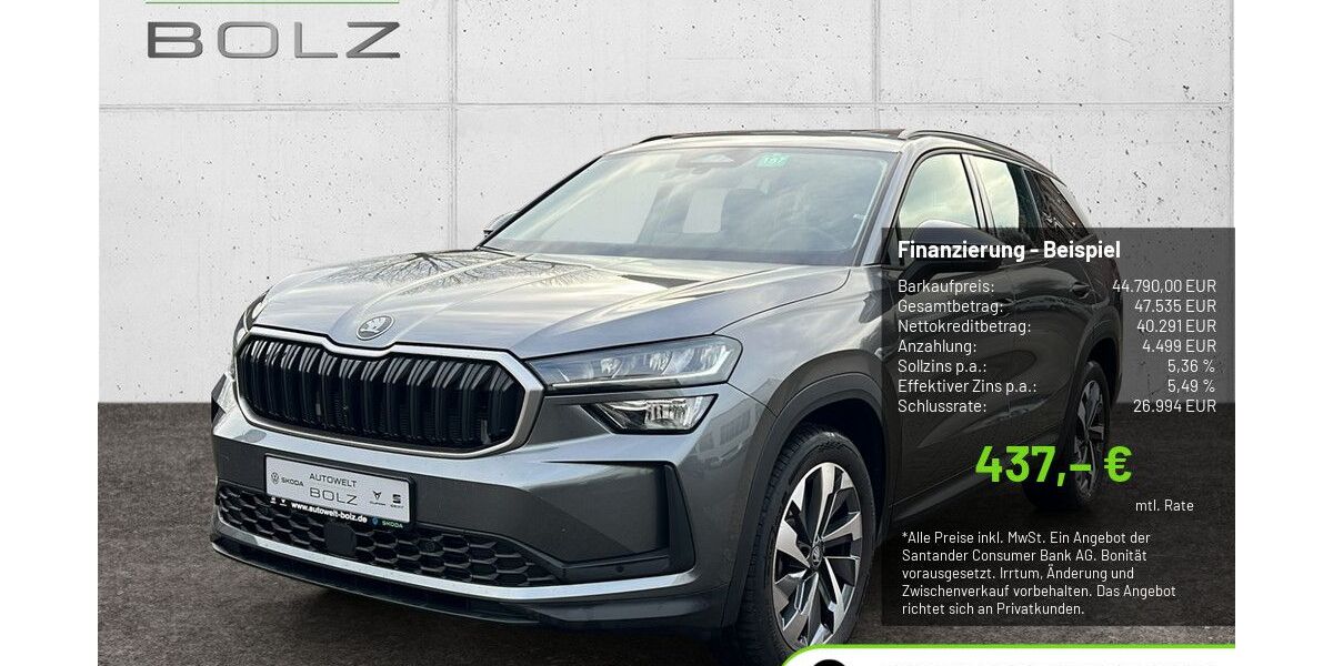 Skoda Kodiaq 6.498 km 44.790 &euro; Pulheim-Brauweiler 50259