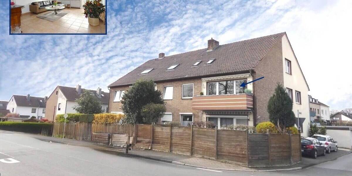 Etagenwohnung Ratingen Lintorf - 3 Zimmer, 94 m&sup2;, 296.000&euro; | Angebot:26108271