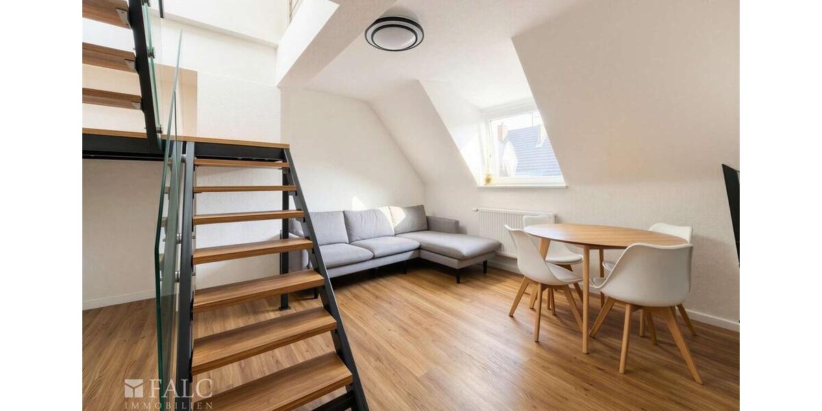 Dachgeschoßwohnung Köln Innenstadt - 3 Zimmer, 76 m&sup2;, 1.700&euro; | Angebot:25718748