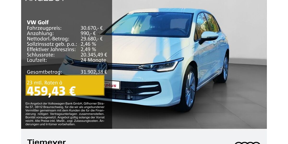 VW Golf 13.316 km 29.440 &euro; Remscheid 42897